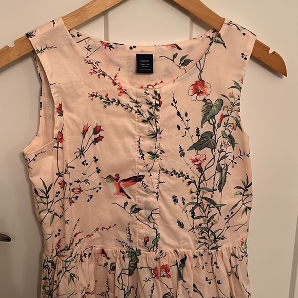 GapKids lined floral dress size 14 to 16 - Picture 2 of 7